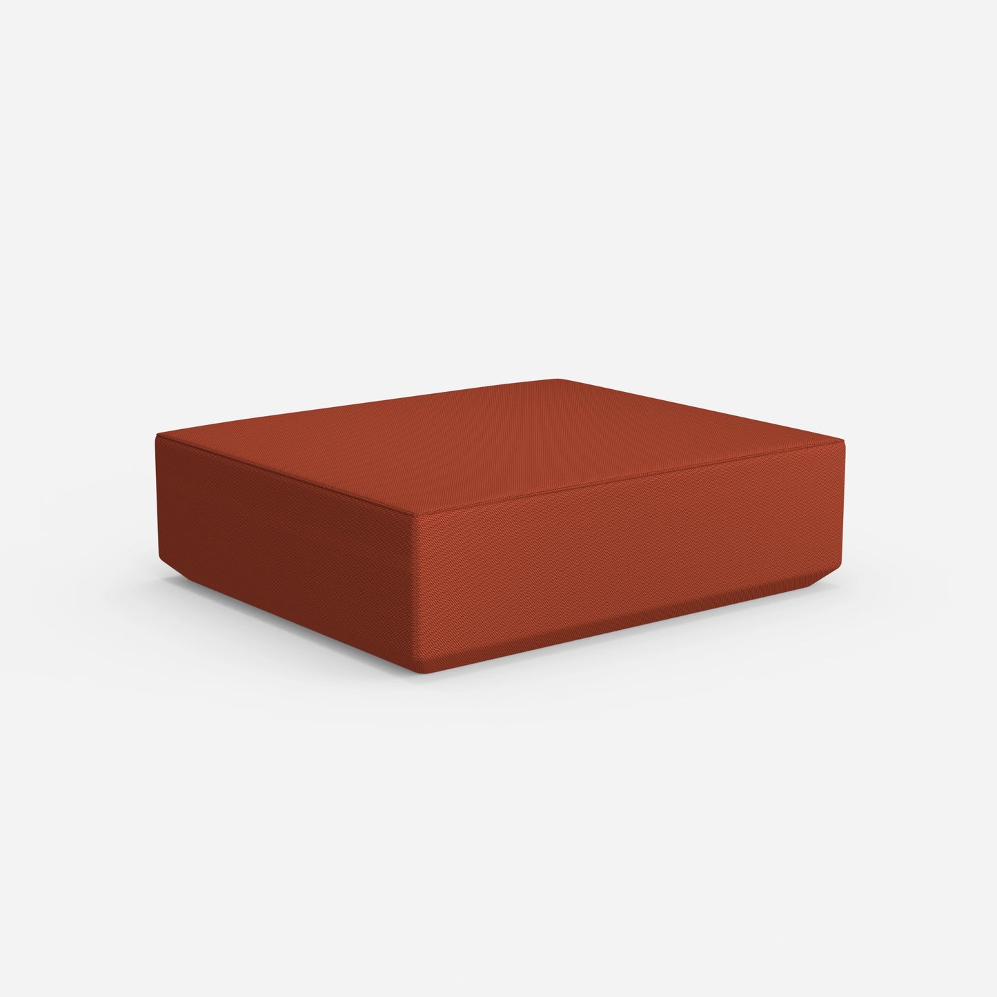 Grand pouf moderne vu de derrière