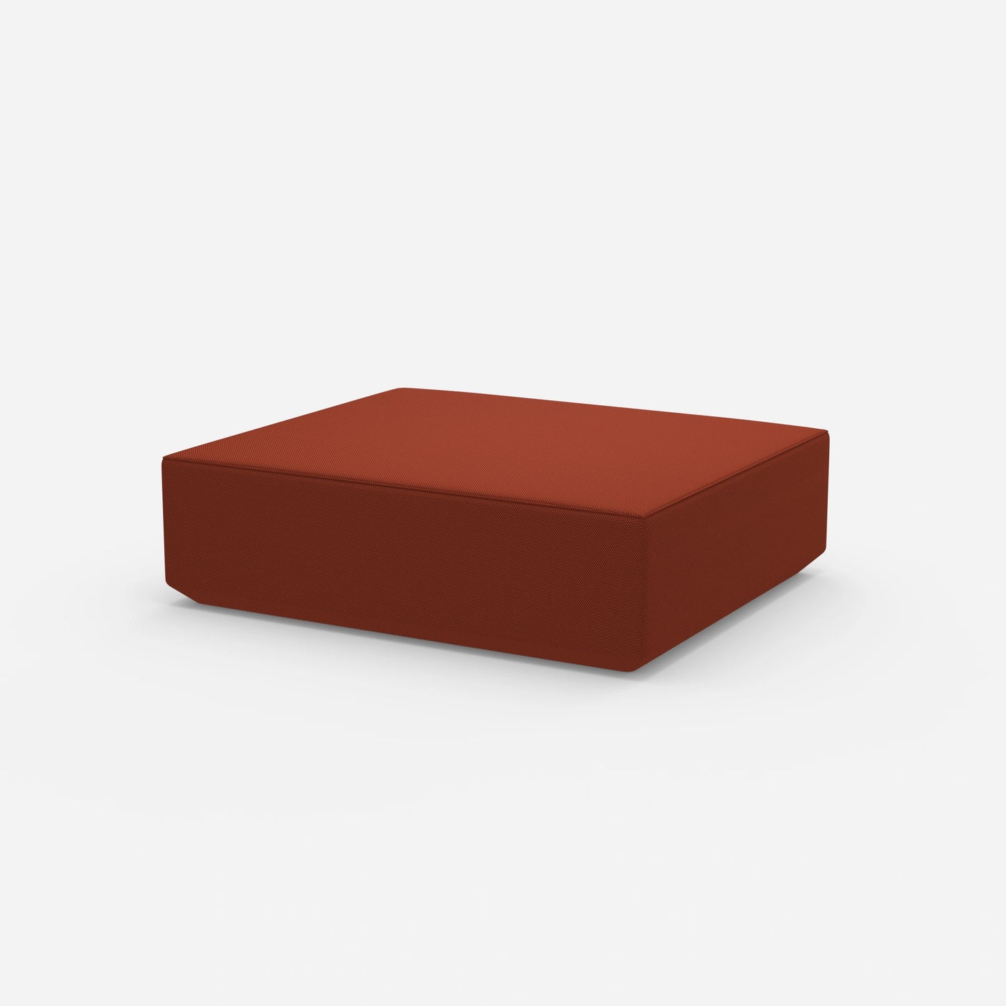 Grand pouf moderne vu de côté