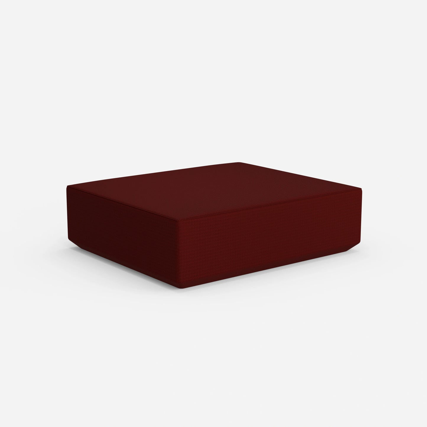 Grand pouf moderne vu de derrière