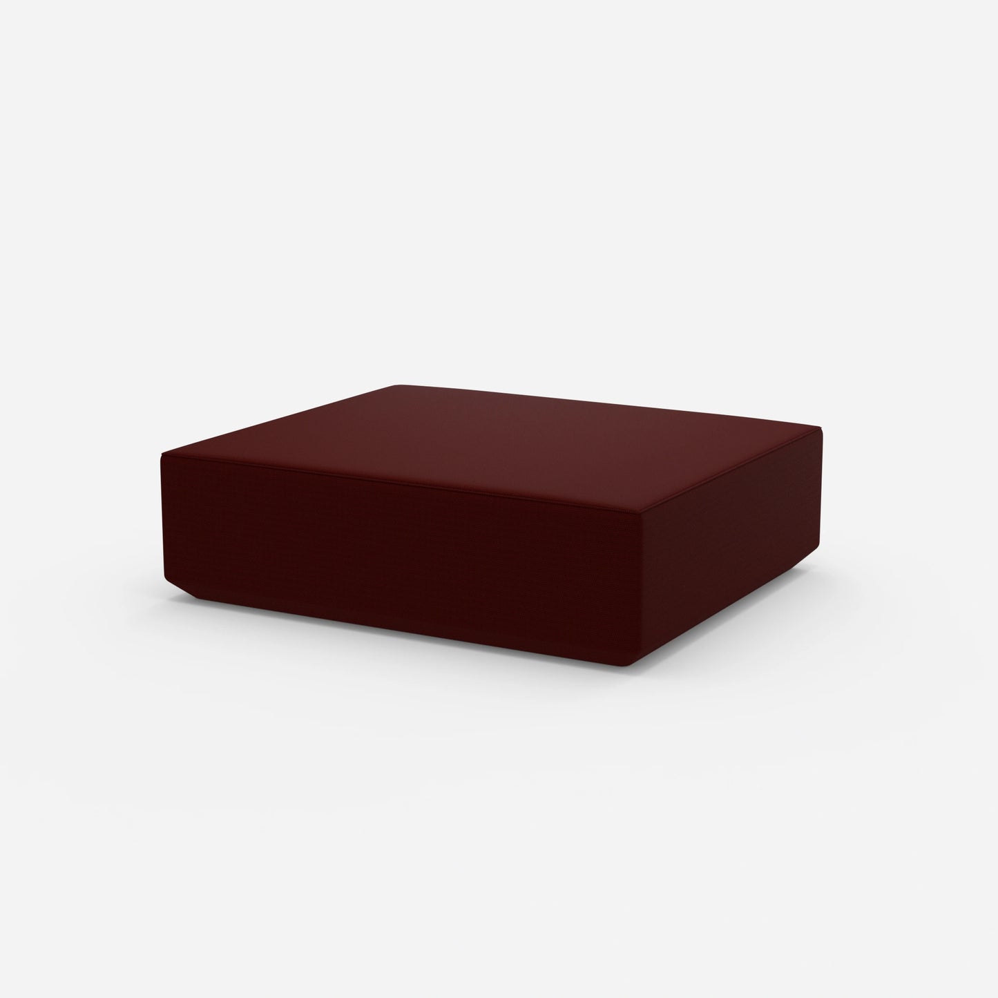 Grand pouf moderne vu de côté