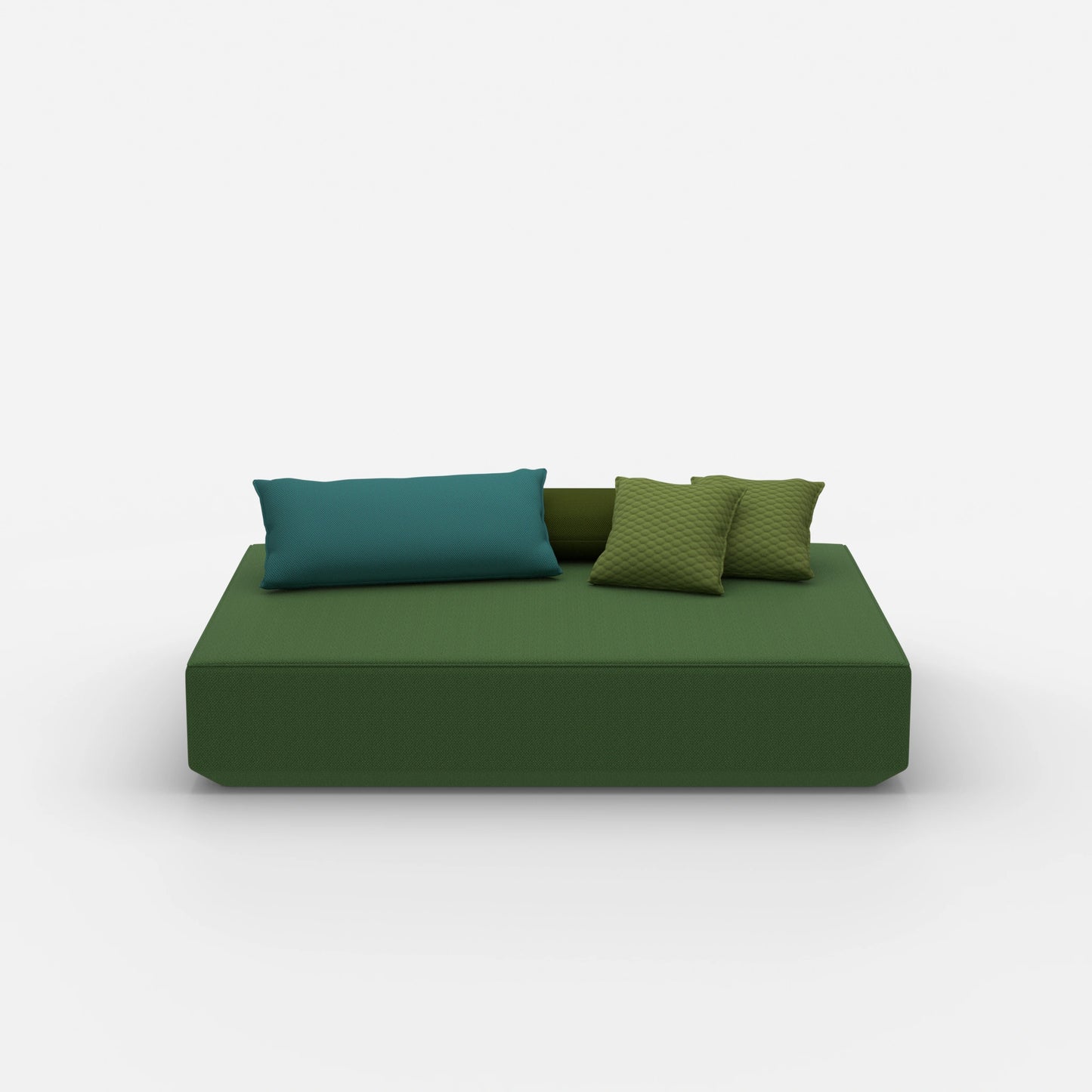 Pouf moderne grand de face