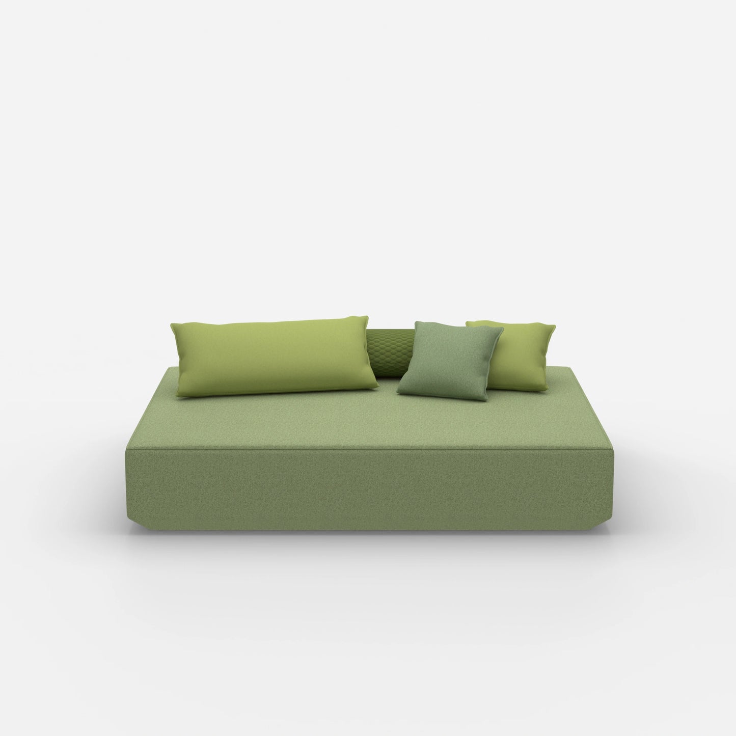 Pouf moderne grand de face