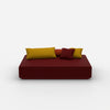 Pouf moderne grand de face