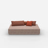 Pouf moderne grand de face