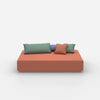 Pouf moderne grand de face