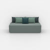 Pouf moderne modulaire de face