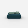 Pouf moderne essence vu de face