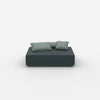 Pouf moderne essence vu de face