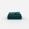 Pouf moderne essence vu de face