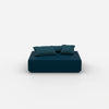 Pouf moderne essence vu de face