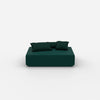 Pouf moderne essence vu de face
