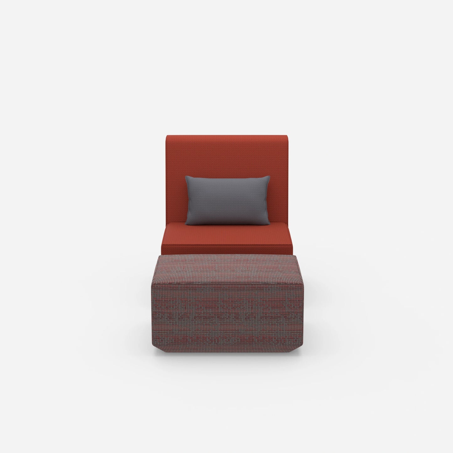Fauteuil de lecture modulaire & confortable de face