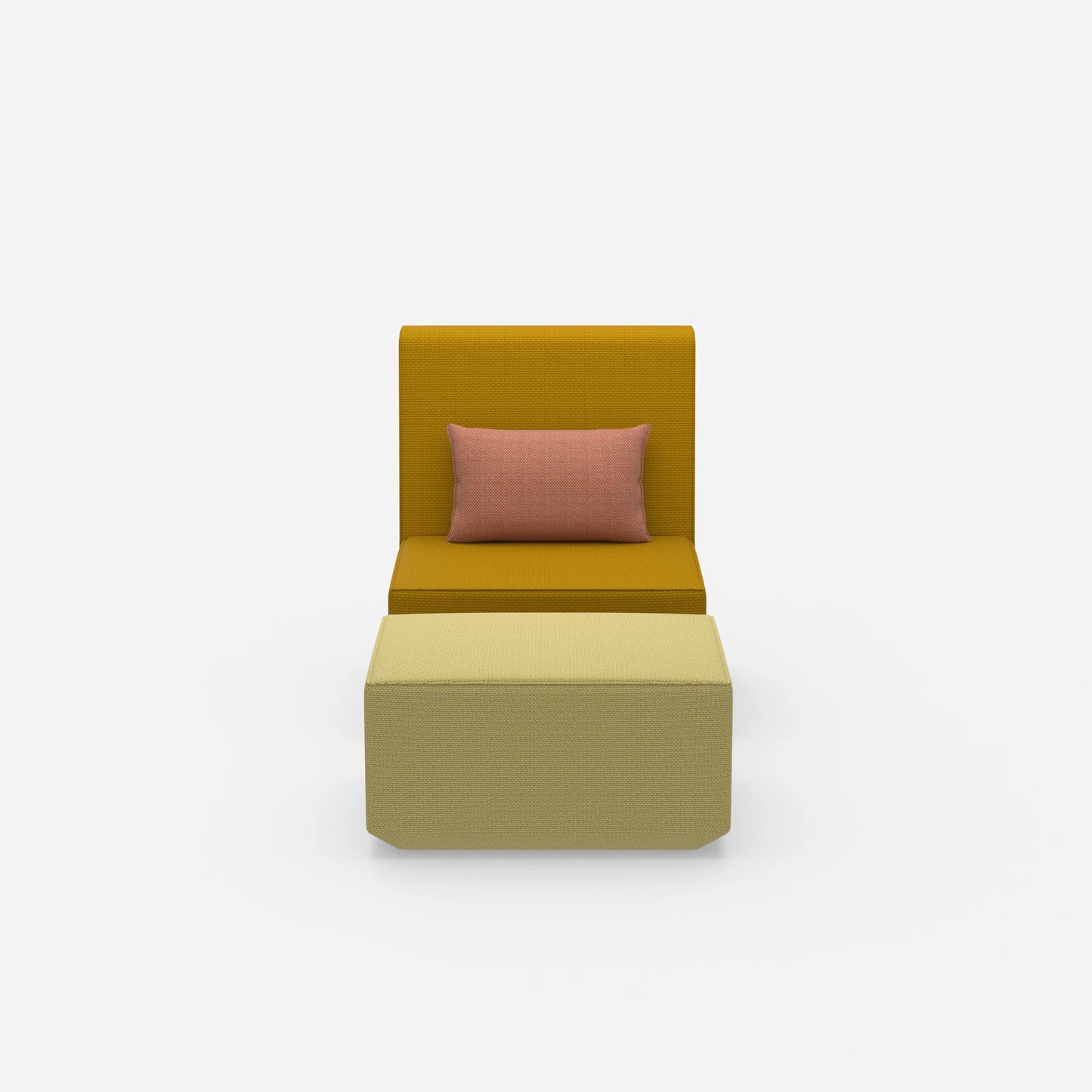 Fauteuil de lecture modulaire & confortable de face