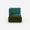 Fauteuil modulaire pour TV de face