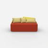 Pouf modulable vu de face