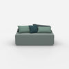 Pouf modulable vu de face