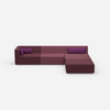 Canapé d'angle modulaire grand pour dormir de face