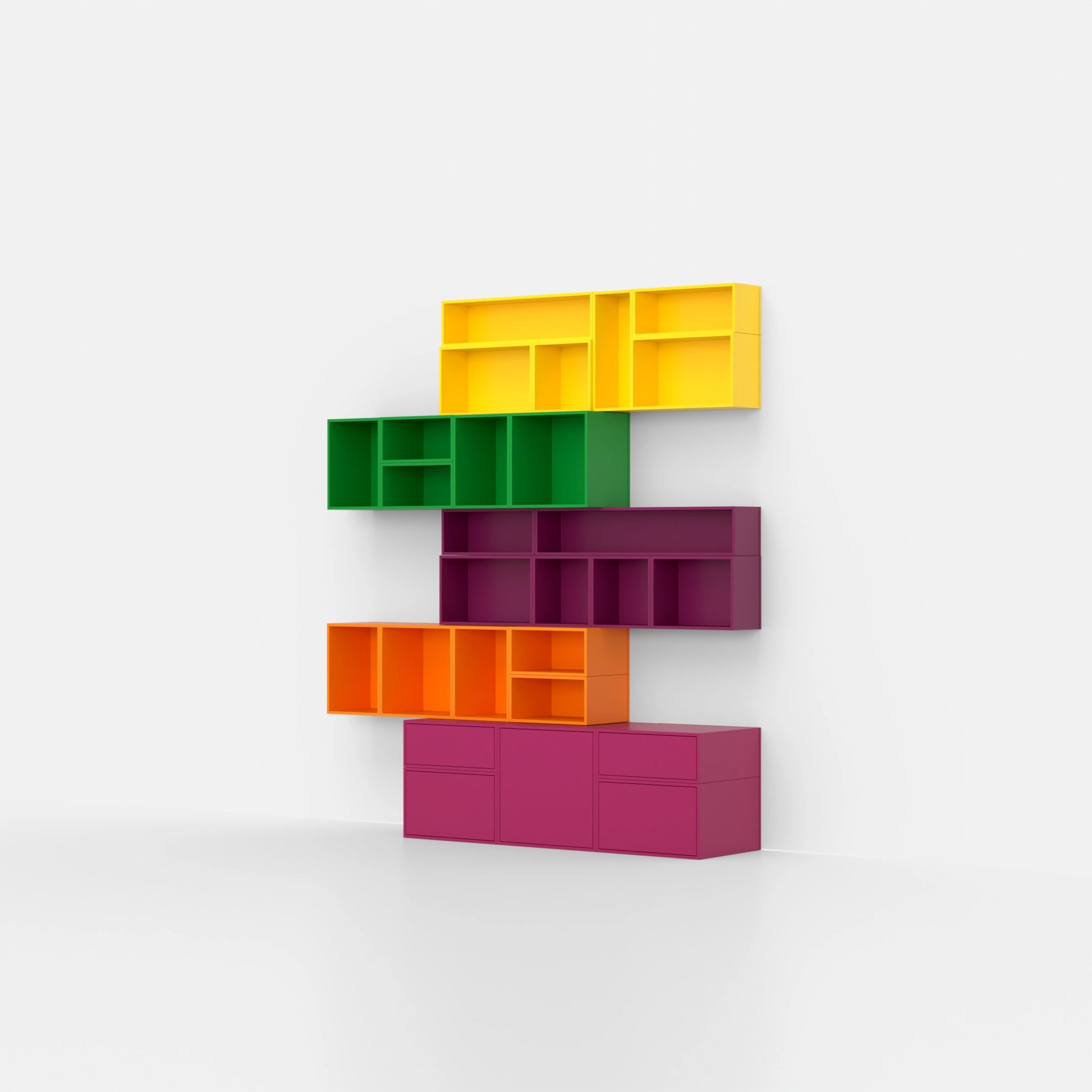 Étagère modulable RK086 du côté gauche