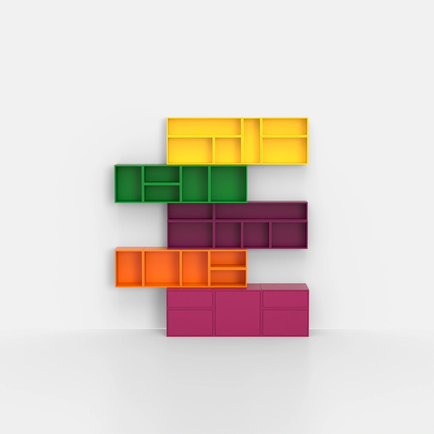 Étagère modulable RK086 de face