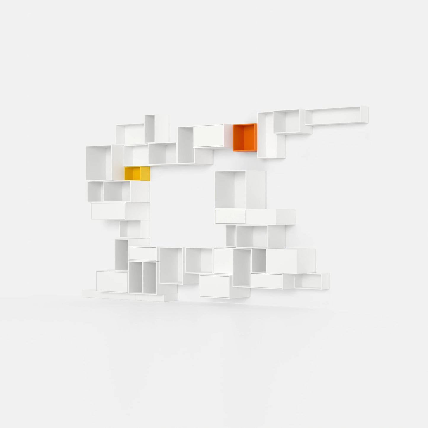 Étagère modulable RK1118 du côté gauche
