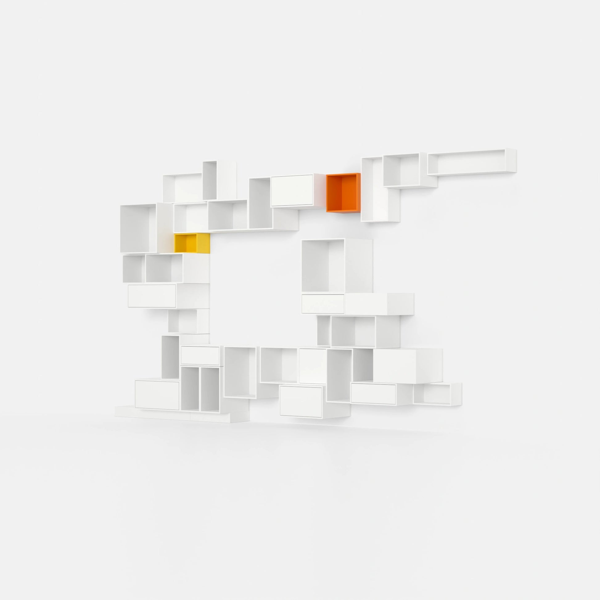 Étagère modulable RK1118 du côté gauche