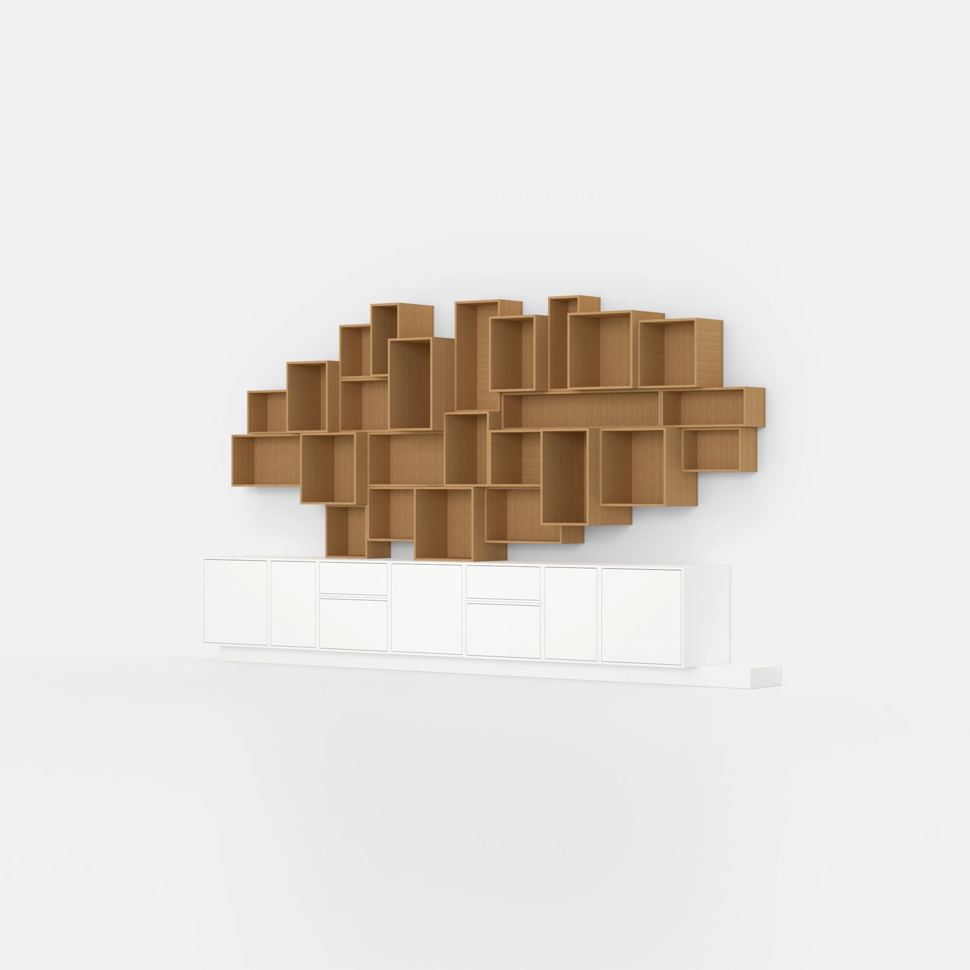 Étagère modulable RK1123 du côté gauche