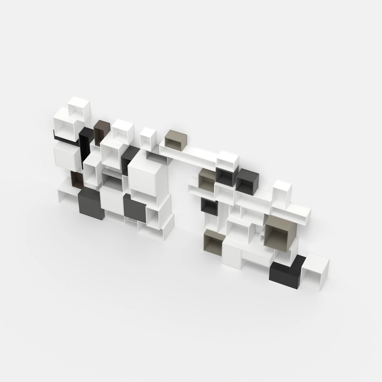 Étagère modulable RK181 vue du haut