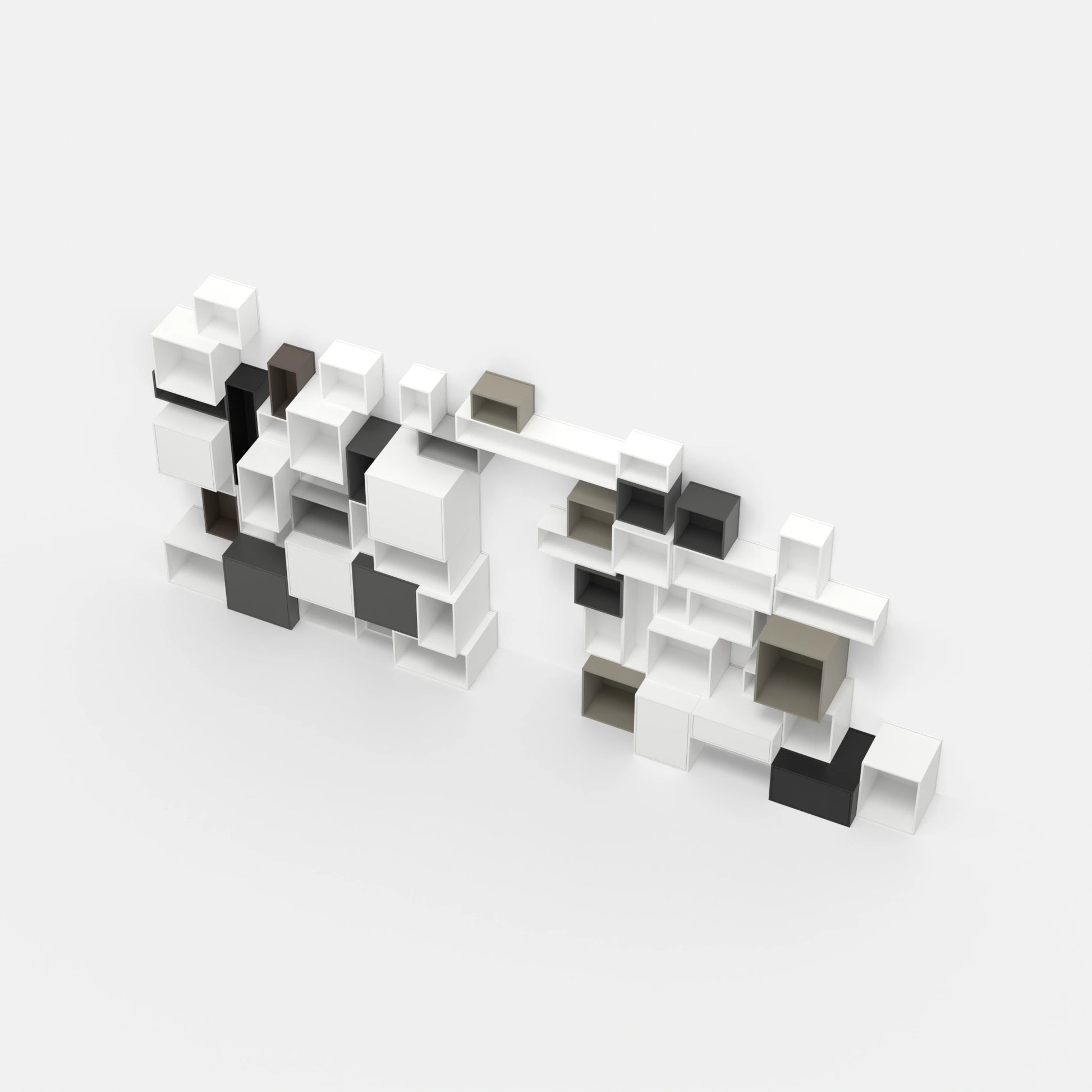 Étagère modulable RK181 vue du haut