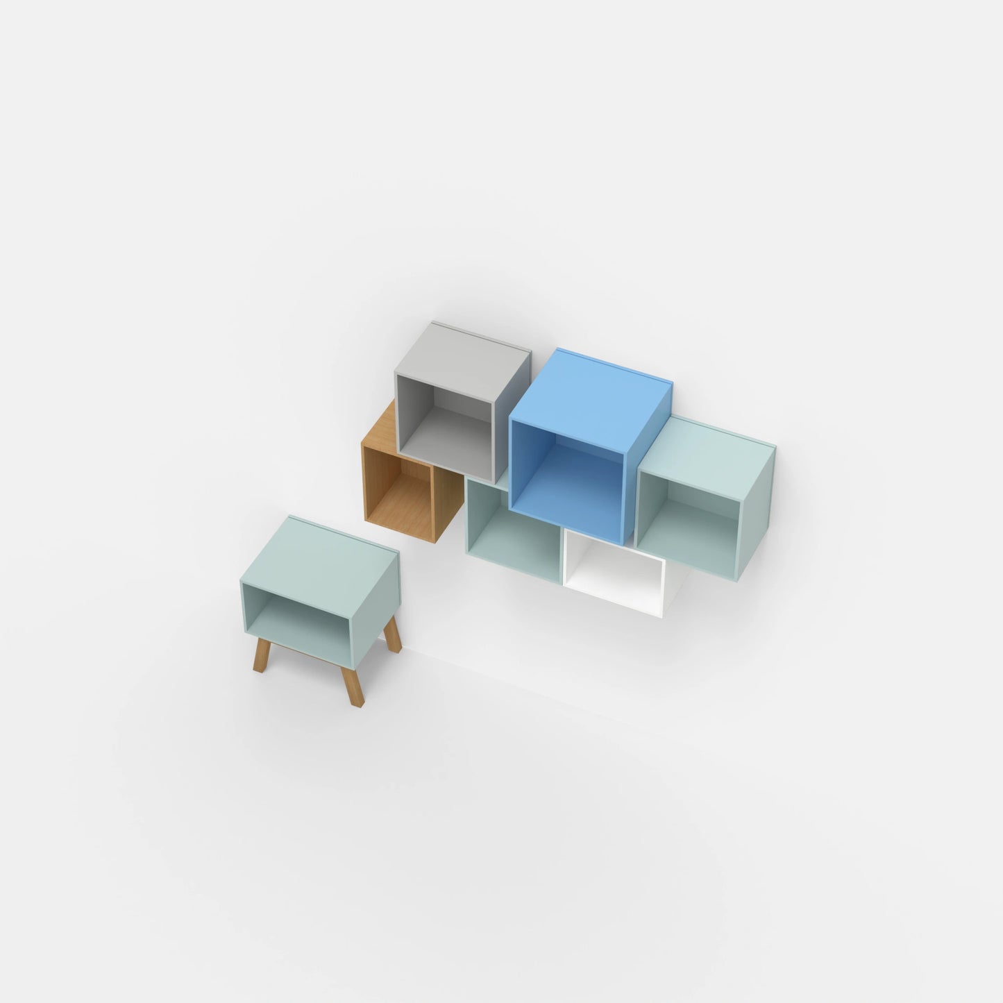 Étagère modulable RK187 par le haut