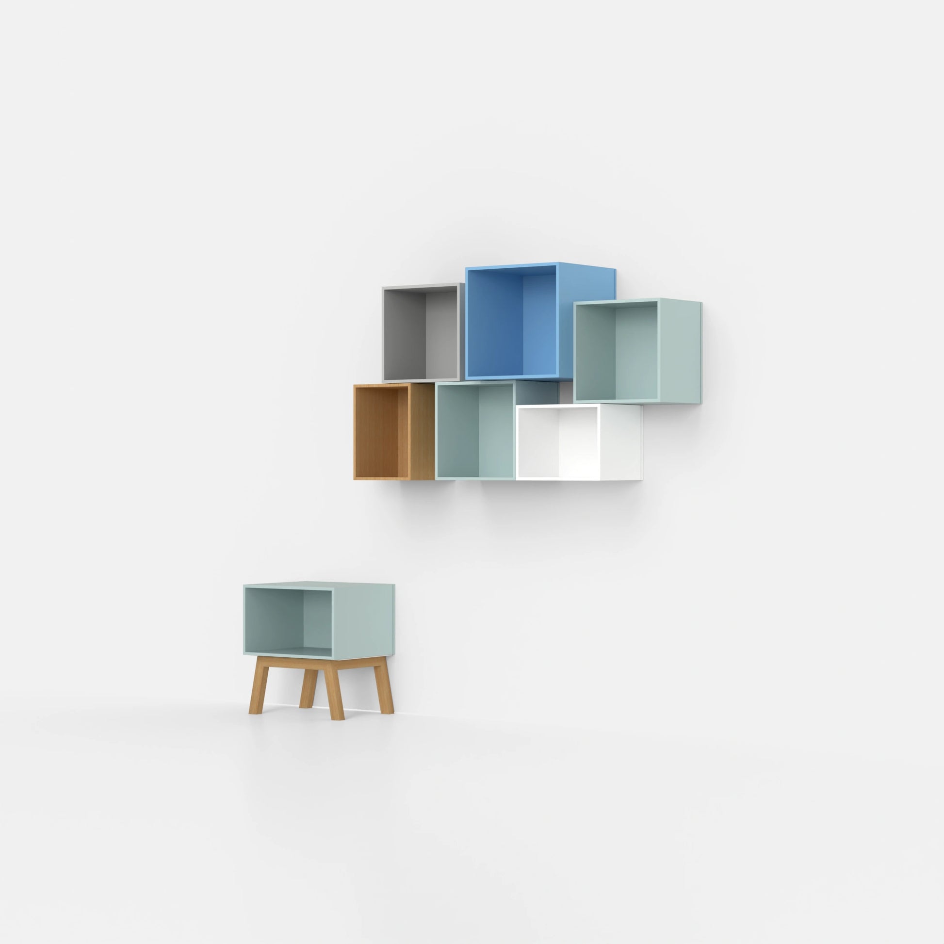 Étagère modulable RK187 du côté gauche
