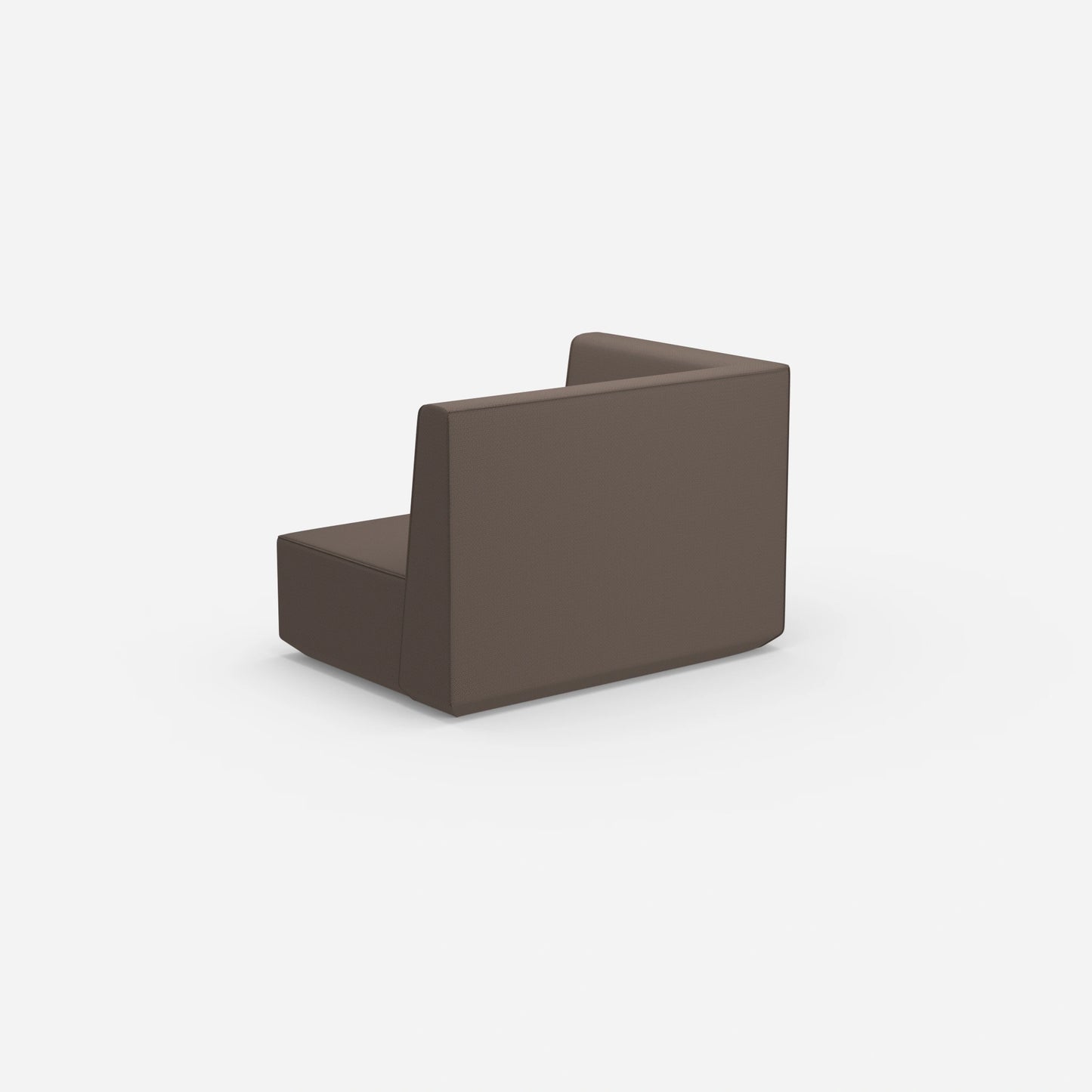 Canapé modulable largeur 140 cm de l'arrière