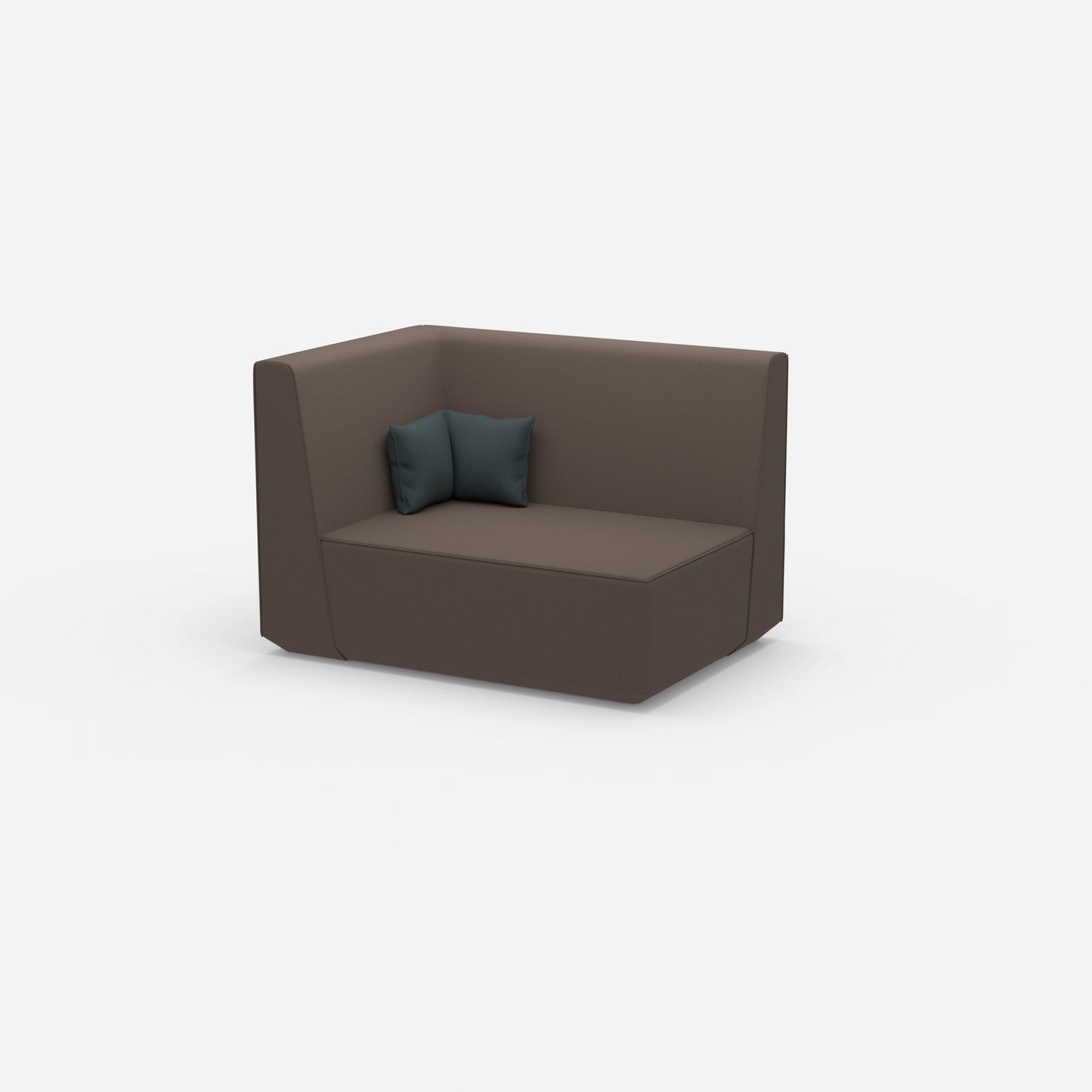 Canapé modulable de 140 cm de large de côté