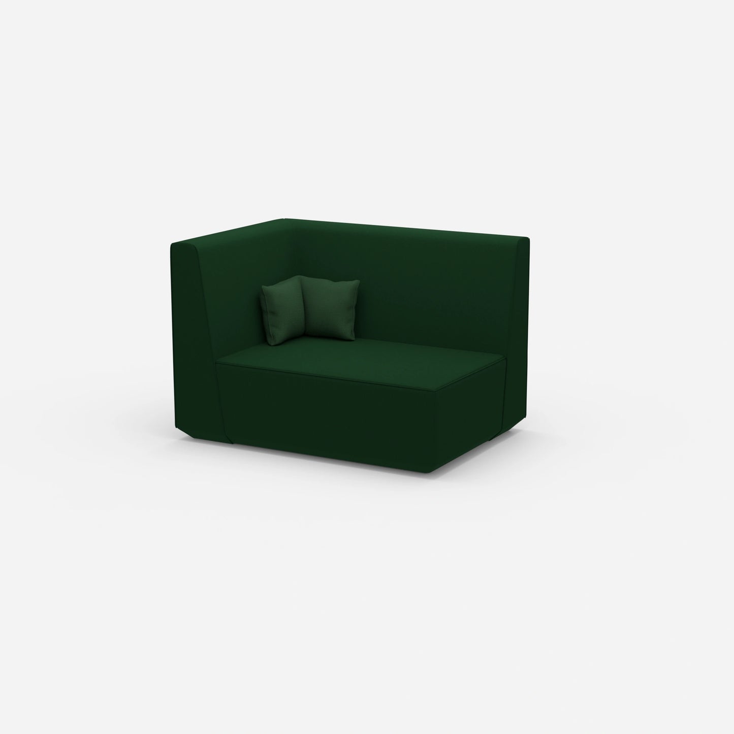 Canapé modulable de 140 cm de large de côté