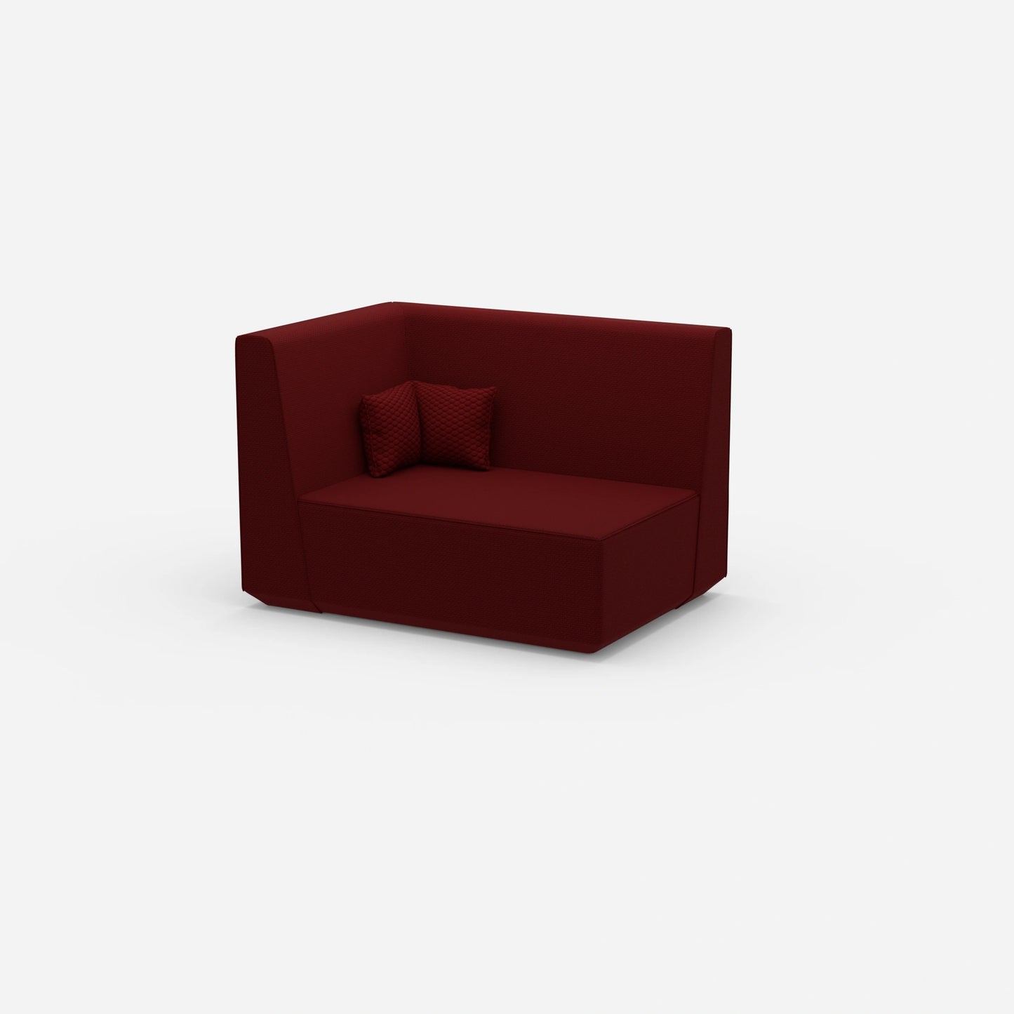 Canapé modulable de 140 cm de large de côté