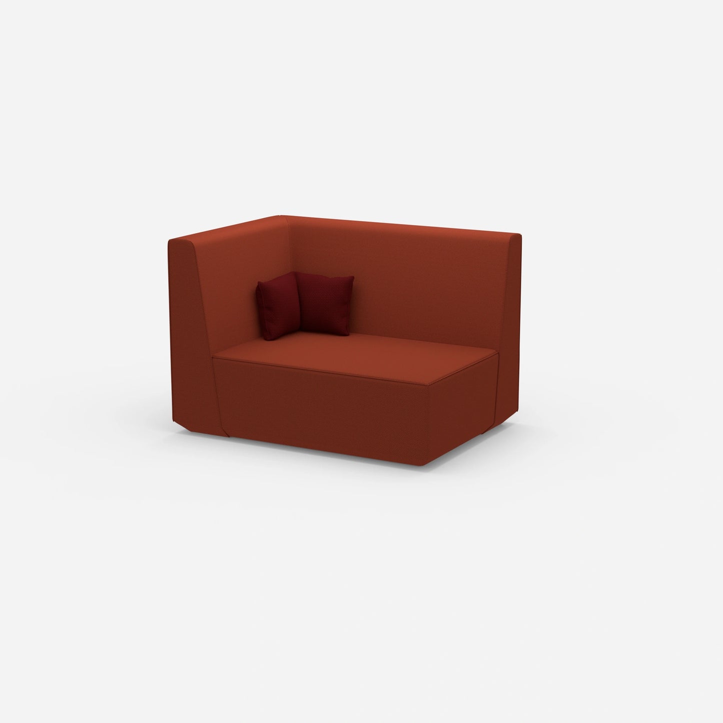 Canapé modulable de 140 cm de large de côté