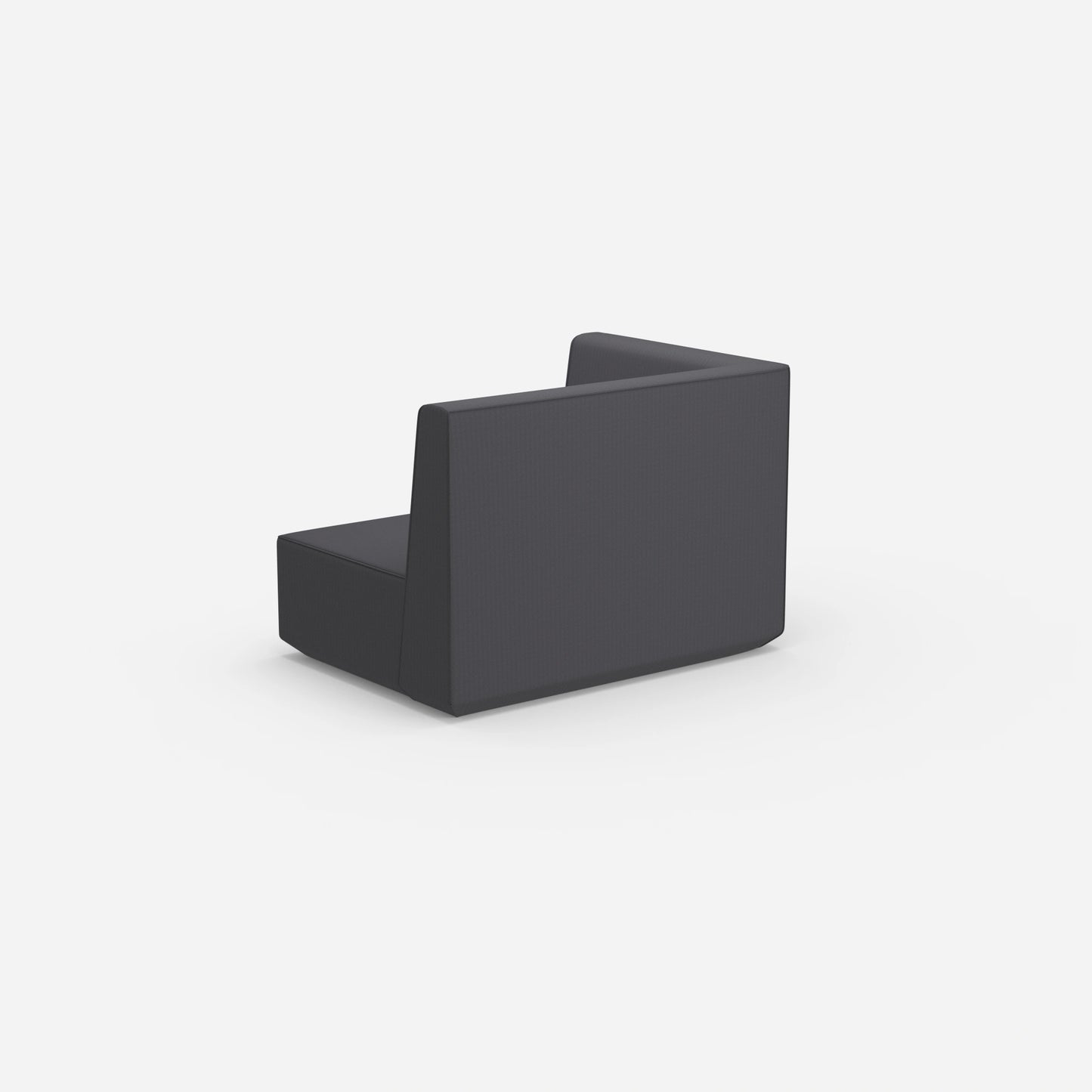 Canapé modulable largeur 140 cm de l'arrière