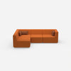 Canapé modulable paysage orange de face