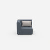 Fauteuil bas vu de face