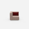 Fauteuil bas vu de face