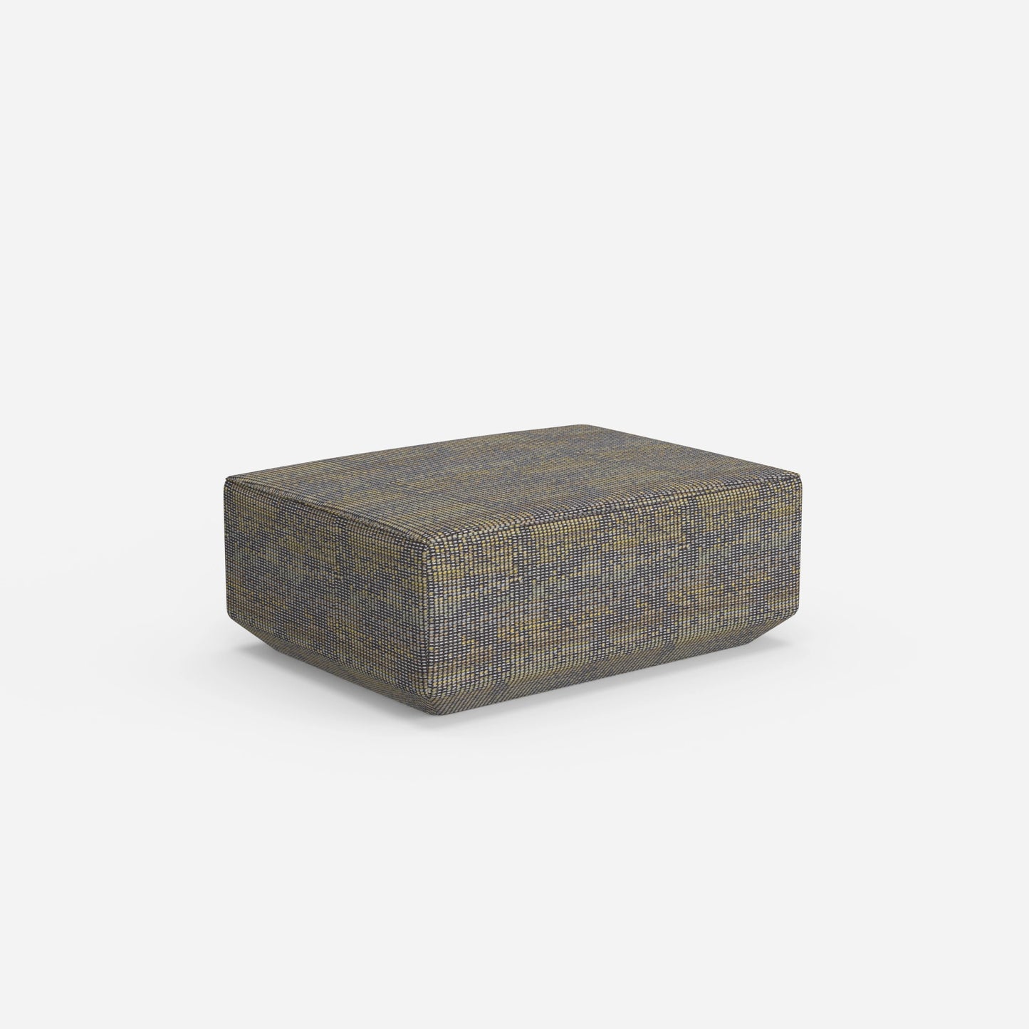 Pouf en vert de l'arrière