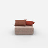 Pouf carré de face