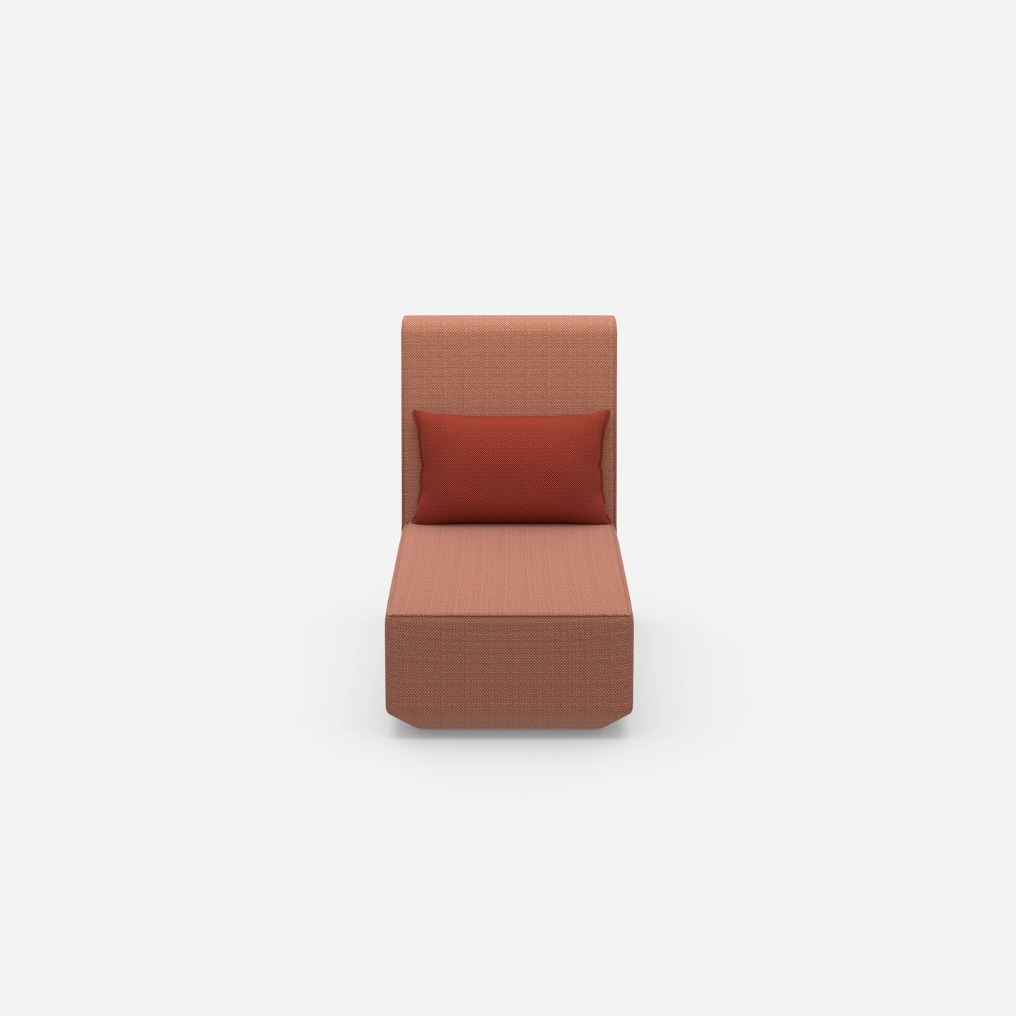 Récamière pour petits espaces modulable de face