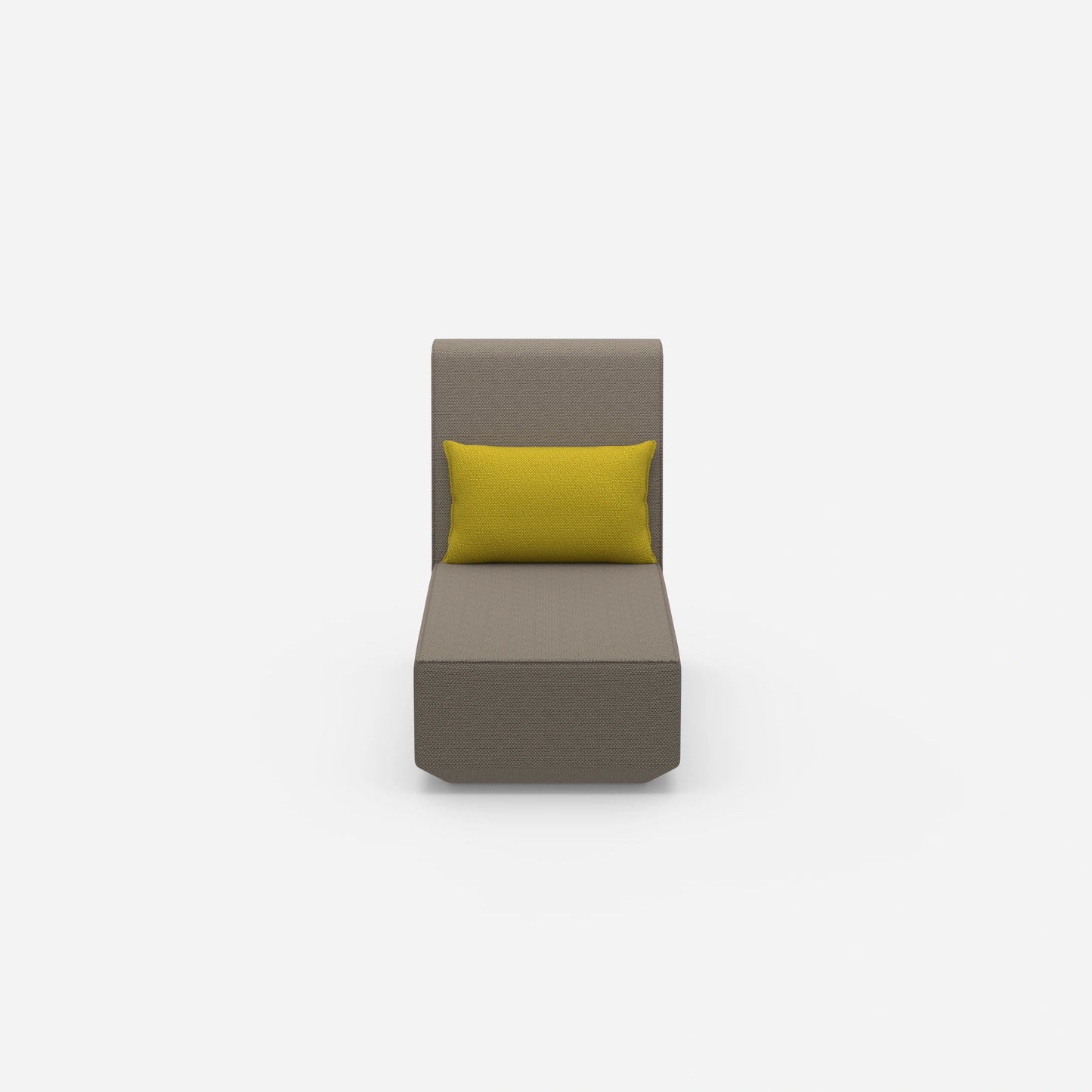 Récamière pour petits espaces modulable de face
