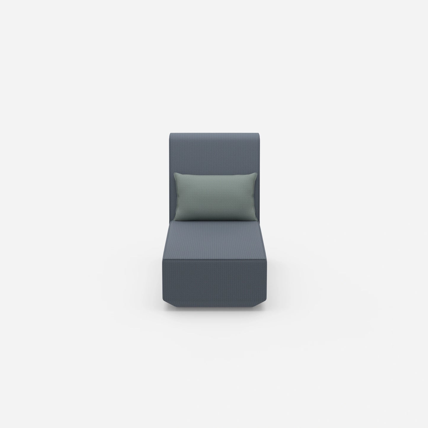 Récamière pour petits espaces modulable de face
