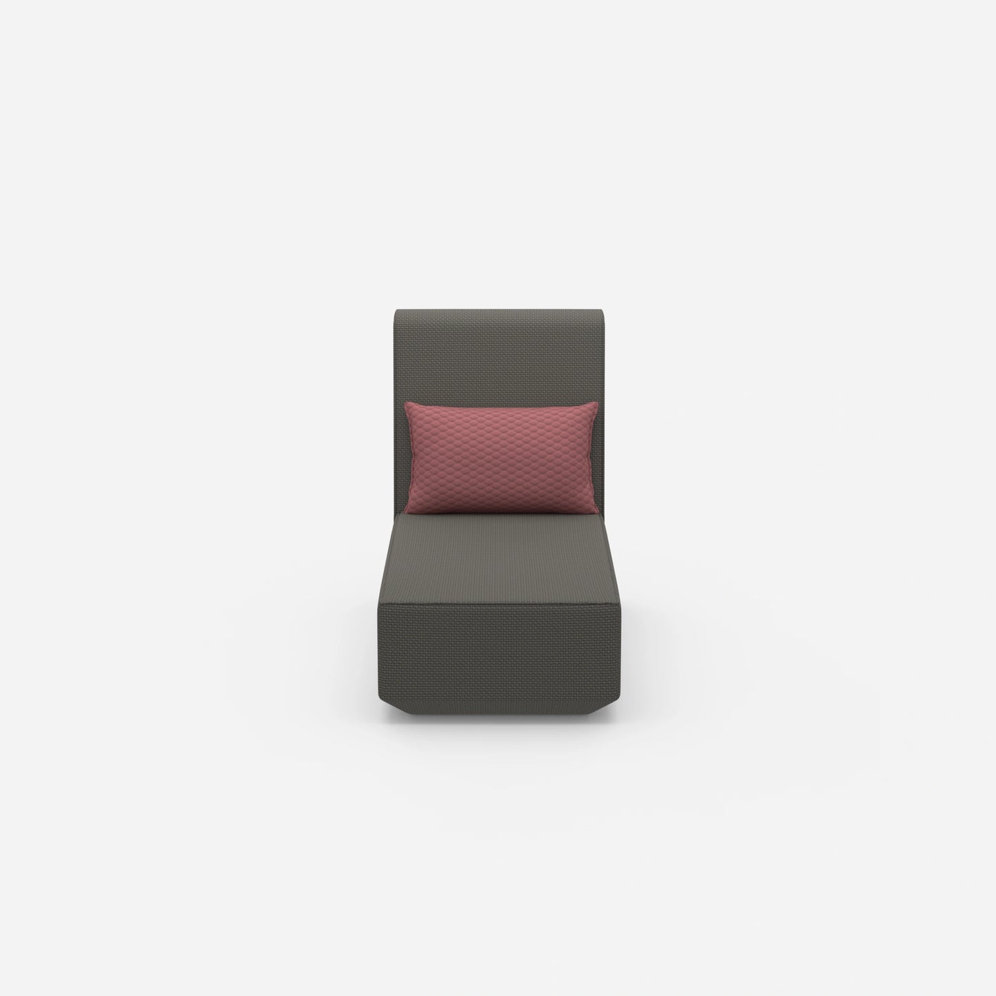 Récamière pour petits espaces modulable de face