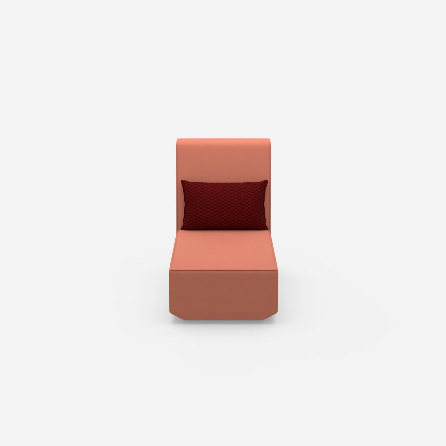 Récamière pour petits espaces modulable de face
