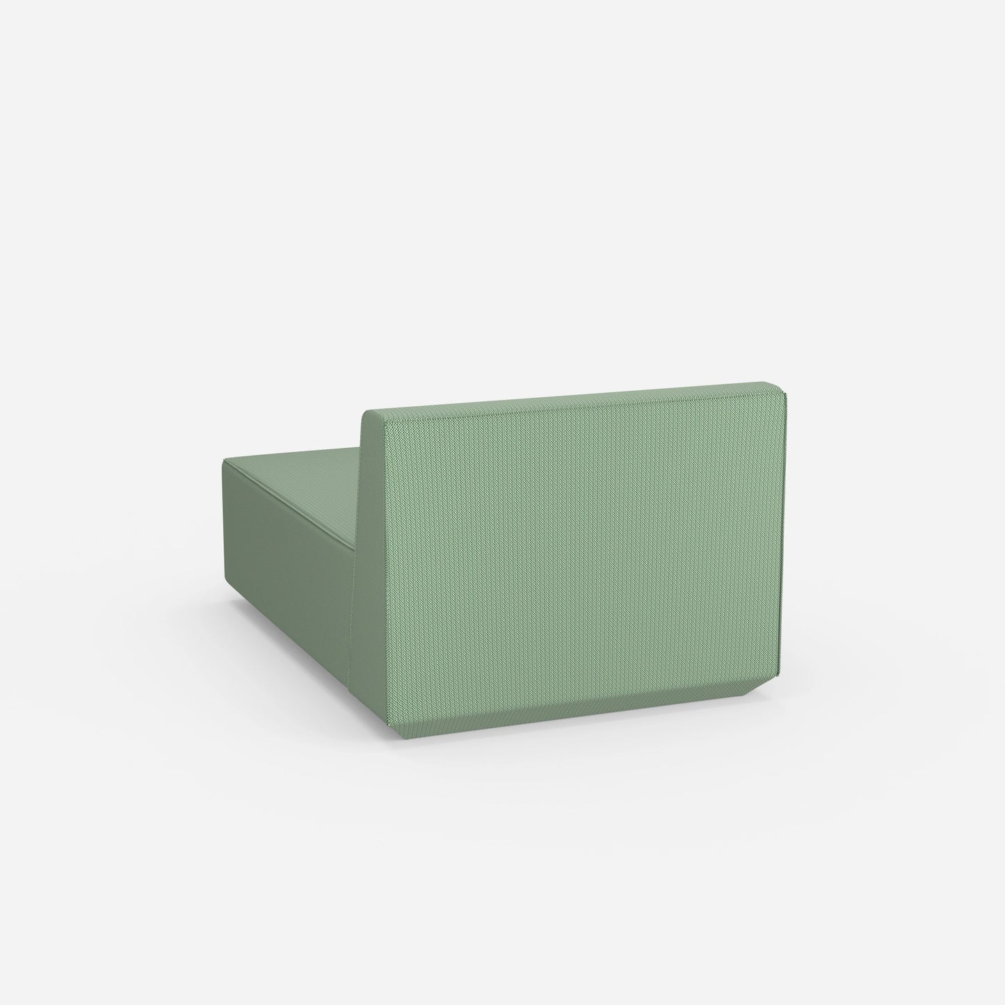 Recamière en vert moderne de derrière