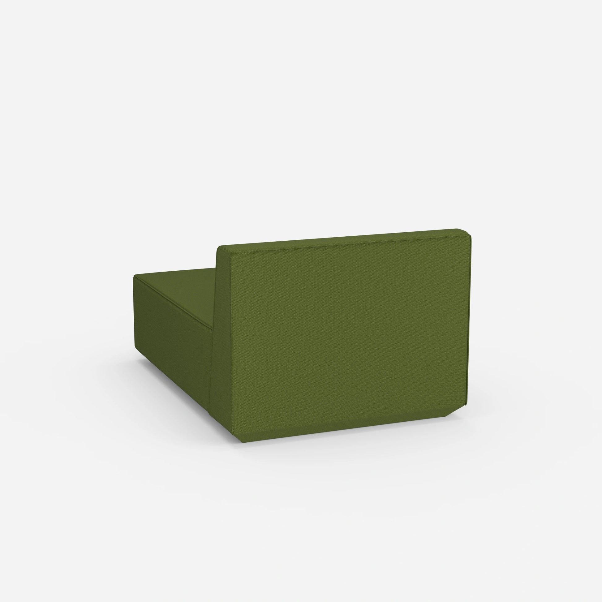 Recamière en vert moderne de derrière