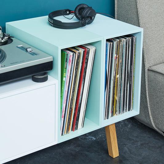 Étagère à disques RK197 vue du côté droit