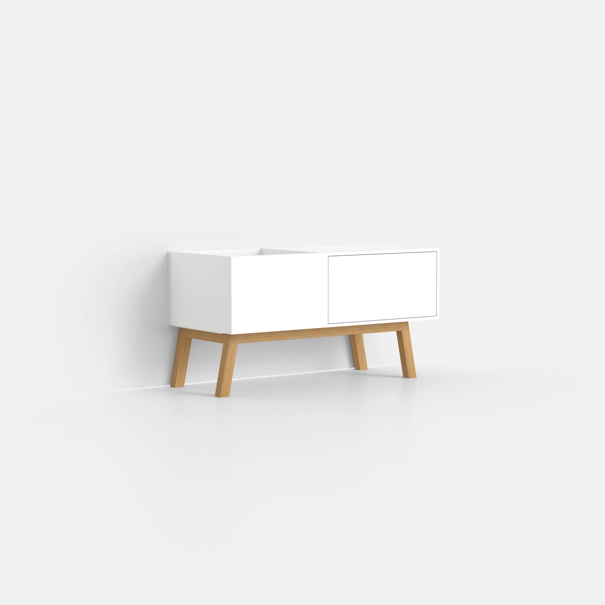 Etagère à vinyles SB004 du côté gauche